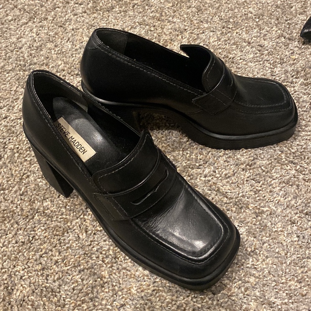 Steve Madden square toe loader heel - Picture 2 of 5